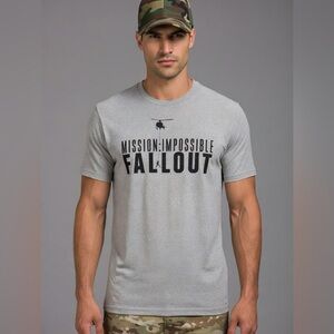 Gray Mission: Impossible Fallout Men's T-Shirt XL